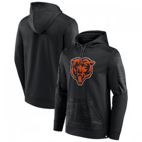 Wholesale Cheap Men\'s Chicago Bears Black On The Ball Pullover Hoodie