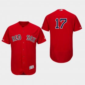 Wholesale Cheap Red Sox #17 Nathan Eovaldi Red Flexbase Authentic Collection Stitched MLB Jersey