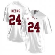 Wholesale Cheap Stanford Cardinal 24 Quenton Meeks White College Football Jersey