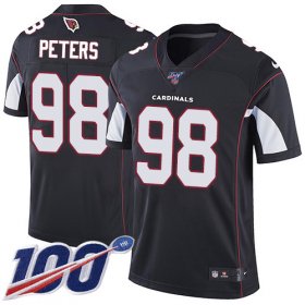 Wholesale Cheap Nike Cardinals #98 Corey Peters Black Alternate Men\'s Stitched NFL 100th Season Vapor Limited Jersey
