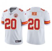 Wholesale Cheap Men's Kansas City Chiefs #20 Justin Reid White Vapor Untouchable Limited Stitched Jersey