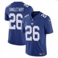 Cheap Men's New York Giants #26 Devin Singletary Blue Vapor Untouchable Limited Football Stitched Jersey