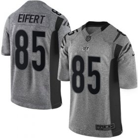 Wholesale Cheap Nike Bengals #85 Tyler Eifert Gray Men\'s Stitched NFL Limited Gridiron Gray Jersey