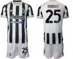 Wholesale Cheap Men 2021-2022 Club Juventus home white 25 Adidas Soccer Jerseys