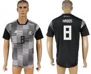 Wholesale Cheap Germany #8 Kroos Black Soccer Country Jersey