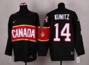 Wholesale Cheap Olympic 2014 CA. #14 Chris Kunitz Black Stitched NHL Jersey