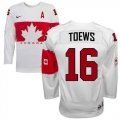 Wholesale Cheap Olympic 2014 CA. #16 Jonathan Toews White Stitched NHL Jersey