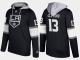 Wholesale Cheap Kings #13 Kyle Clifford Black Name And Number Hoodie