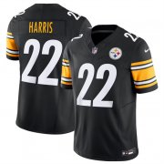 Wholesale Cheap Men's Pittsburgh Steelers #22 Najee Harris Black 2023 F.U.S.E. Vapor Untouchable Limited Stitched Jersey