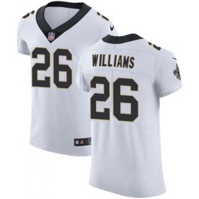 Wholesale Cheap Nike Saints #26 P.J. Williams White Men\'s Stitched NFL Vapor Untouchable Elite Jersey