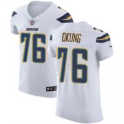 Wholesale Cheap Nike Chargers #76 Russell Okung White Men's Stitched NFL Vapor Untouchable Elite Jersey