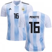 Wholesale Cheap Argentina #16 Perotti Home Kid Soccer Country Jersey