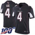 Wholesale Cheap Nike Cardinals #4 Andy Lee Black Alternate Men's Stitched NFL 100th Season Vapor Limited Jersey