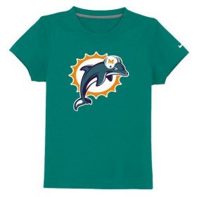 Wholesale Cheap Miami Dolphins Sideline Legend Authentic Logo Youth T-Shirt Light Green