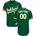Wholesale Cheap Men's Oakland Athletics Majestic Kelly Green Alternate Flex Base Authentic Collection Custom Jersey