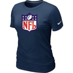 Wholesale Cheap Women\'s Nike NFL Logo NFL T-Shirt Dark Blue