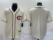 Wholesale Men's Chicago Cubs Blank Cream Turn Back the Clock Stitched MLB Cooperstown Collection Nike Jersey