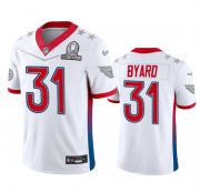 Wholesale Cheap Men's Tennessee Titans #31 Kevin Byard 2022 White Pro Bowl Stitched Jersey