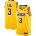 Wholesale Cheap Men's Los Angeles Lakers #3 Josh Hart Gold Nike NBA Icon Edition Swingman Jersey