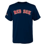 Wholesale Cheap Boston Red Sox Majestic Youth 2019 Gold Program Wordmark T-Shirt Navy