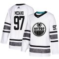 Wholesale Cheap Adidas Oilers #97 Connor McDavid White Authentic 2019 All-Star Stitched Youth NHL Jersey