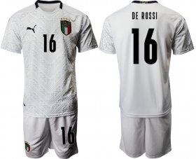 Wholesale Cheap 2021 Men Italy away 16 white soccer jerseys