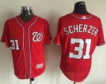 Wholesale Cheap Nationals #31 Max Scherzer Red Flexbase Authentic Collection Stitched MLB Jersey