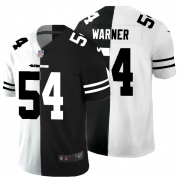 Cheap San Francisco 49ers #54 Fred Warner Men's Black V White Peace Split Nike Vapor Untouchable Limited NFL Jersey