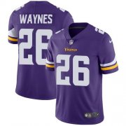 Wholesale Cheap Nike Vikings #26 Trae Waynes Purple Team Color Men's Stitched NFL Vapor Untouchable Limited Jersey