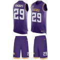 Wholesale Cheap Nike Vikings #29 Xavier Rhodes Purple Team Color Men's Stitched NFL Limited Tank Top Suit Jersey