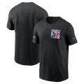 Wholesale Cheap Men's Houston Texans Black 2023 Crucial Catch Sideline Tri-Blend T-Shirt