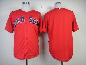 Wholesale Cheap Red Sox Blank Red Cool Base Stitched MLB Jersey