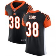 Wholesale Cheap Nike Bengals #38 LeShaun Sims Black Team Color Men's Stitched NFL Vapor Untouchable Elite Jersey