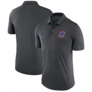 Wholesale Cheap Men's Chicago Cubs Nike Anthracite Franchise Polo