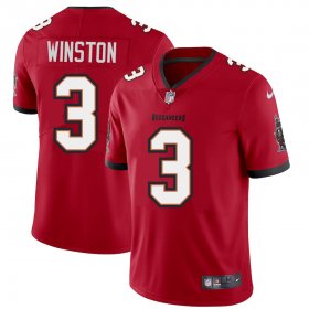Wholesale Cheap Tampa Bay Buccaneers #3 Jameis Winston Men\'s Nike Red Vapor Limited Jersey
