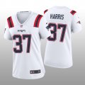 Wholesale Cheap Women's New England Patriots #37 Damien Harris White Game Jersey