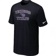 Wholesale Cheap Nike NFL Tennessee Titans Heart & Soul NFL T-Shirt Black