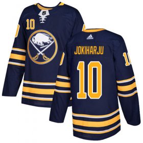Wholesale Cheap Adidas Sabres #10 Henri Jokiharju Navy Blue Home Authentic Stitched Youth NHL Jersey