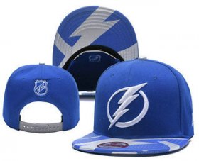 Wholesale Cheap Tampa Bay Lightning Snapback Ajustable Cap Hat YD