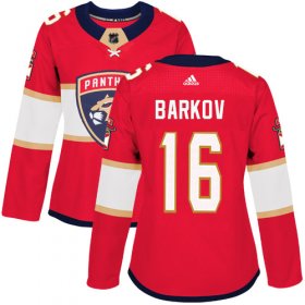 Wholesale Cheap Adidas Panthers #16 Aleksander Barkov Red Home Authentic Women\'s Stitched NHL Jersey