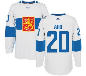 Wholesale Cheap Team Finland #20 Sebastian Aho White 2016 World Cup Stitched NHL Jersey