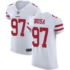 Wholesale Cheap Nike 49ers #97 Nick Bosa White Men\'s Stitched NFL Vapor Untouchable Elite Jersey