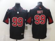 Wholesale Cheap Men's Arizona Cardinals #99 J. J. Watt Black 2016 Color Rush Stitched NFL Nike Limited Jersey