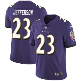 Wholesale Cheap Nike Ravens #23 Tony Jefferson Purple Team Color Men\'s Stitched NFL Vapor Untouchable Limited Jersey