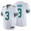 Wholesale Cheap Nike Dolphins #3 Josh Rosen White Alternate Men's Stitched NFL 100th Season Vapor Untouchable Limited Jersey