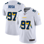 Wholesale Cheap Los Angeles Chargers #97 Joey Bosa White Men's Nike Team Logo Dual Overlap Limited NFL Jersey