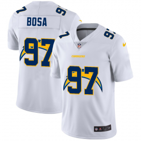 Wholesale Cheap Los Angeles Chargers #97 Joey Bosa White Men\'s Nike Team Logo Dual Overlap Limited NFL Jersey