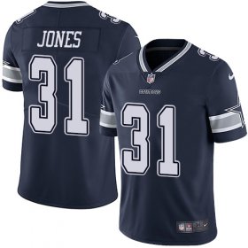 Wholesale Cheap Nike Cowboys #31 Byron Jones Navy Blue Team Color Men\'s Stitched NFL Vapor Untouchable Limited Jersey