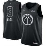 Wholesale Cheap Nike Wizards #3 Bradley Beal Black NBA Jordan Swingman 2018 All-Star Game Jersey