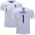 Wholesale Cheap France #1 Lloris Away Kid Soccer Country Jersey